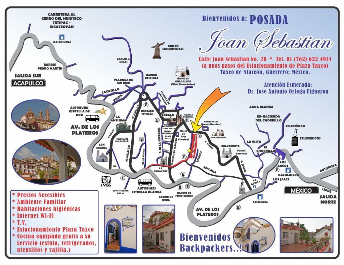 Posada Joan Sebastian Taxco de Alarcon Exteriér fotografie